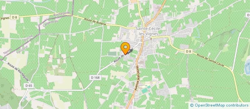 localisation de l'entreprise KABAT  SAINTE-CECILE-LES-VIGNES