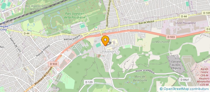 localisation de l'entreprise KABAYAN-KONCEPT  VAUJOURS