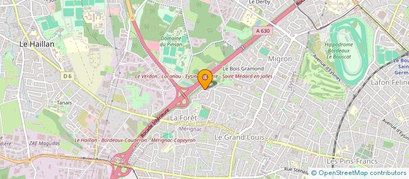 localisation de l'entreprise KABAZZ PRODUCTIONS  EYSINES