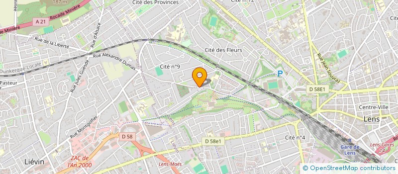 localisation de l'entreprise KABBADJ  LENS