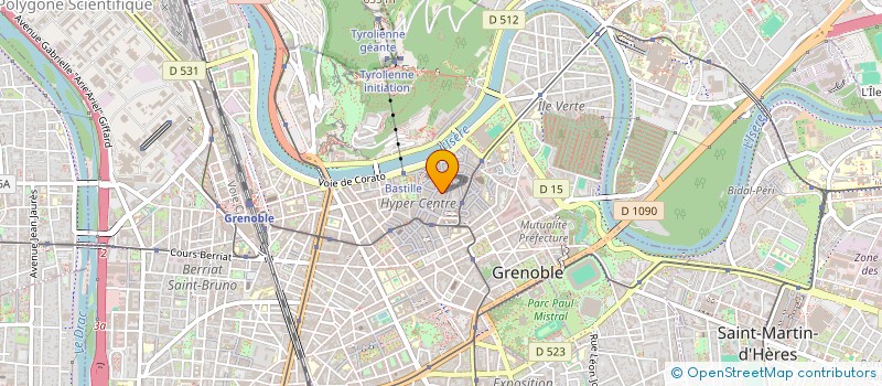 localisation de l'entreprise KABDI ASSOCIES  GRENOBLE