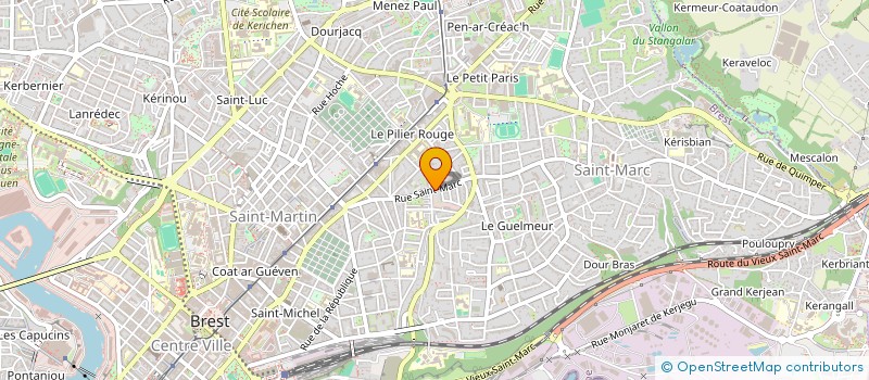 localisation de l'entreprise KABE  BREST