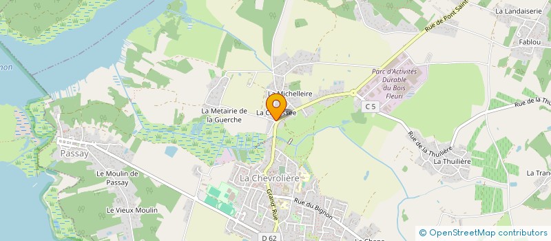 localisation de l'entreprise KABECO à LA CHEVROLIERE