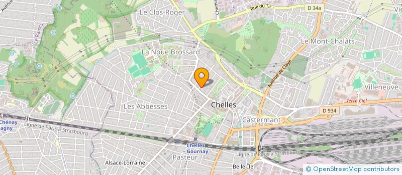 localisation de l'entreprise KABELEC à CHELLES