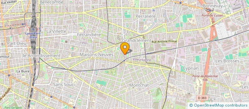 localisation de l'entreprise KABESTAN 91  VILLEURBANNE