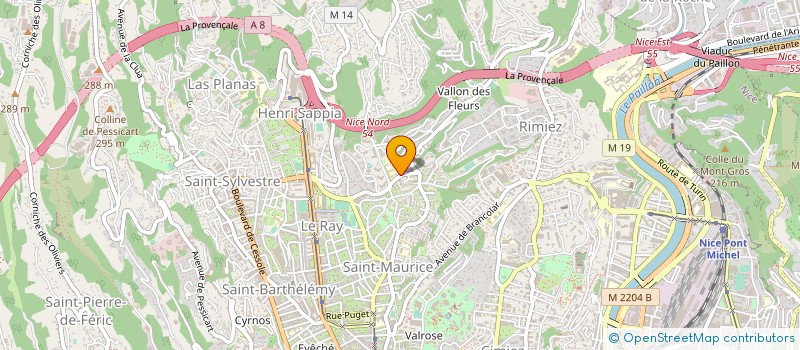localisation de l'entreprise KABIA à NICE