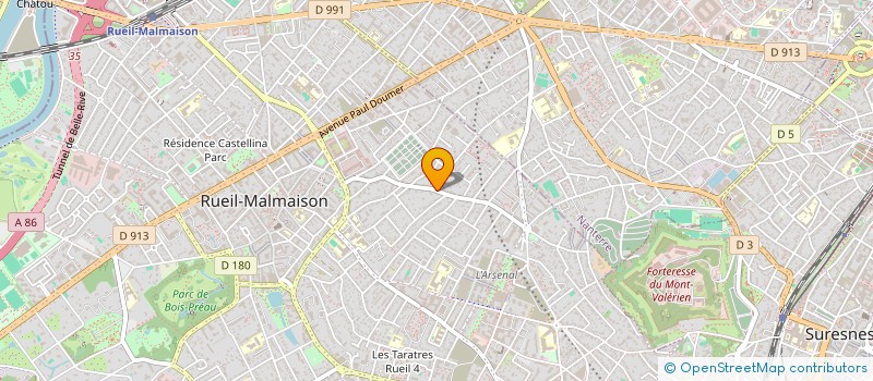 localisation de l'entreprise KABISMA 53 à RUEIL-MALMAISON