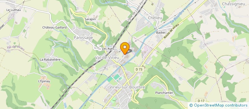 localisation de l'entreprise KABLEO à VAL-DE-VIRIEU
