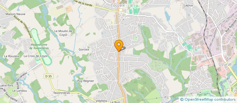 localisation de l'entreprise KABM à COUZEIX