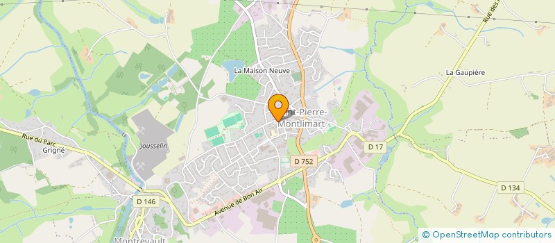 localisation de l'entreprise KABOOM à MONTREVAULT-SUR-EVRE