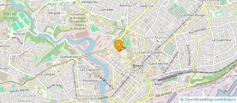 localisation de l'entreprise KABOR à BREST