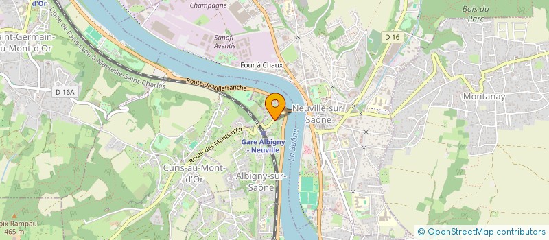 localisation de l'entreprise KABORNE  ALBIGNY-SUR-SAONE