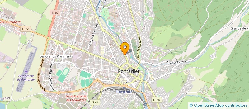 localisation de l'entreprise KABOUL à MONTBELIARD