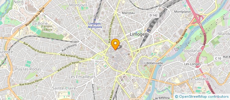localisation de l'entreprise KABOUL à LIMOGES