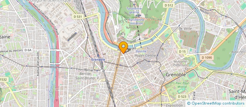 localisation de l'entreprise KABOUL HOUSE à GRENOBLE