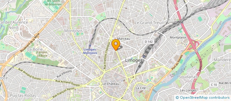 localisation de l'entreprise KABOUL KEBAB à LIMOGES
