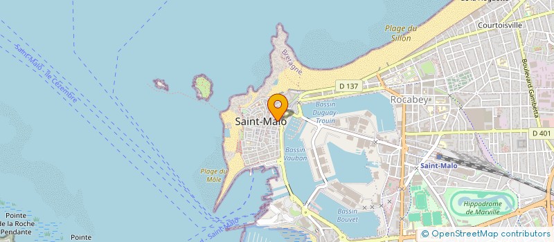 localisation de l'entreprise KABOUL SOCIETE à SAINT-MALO