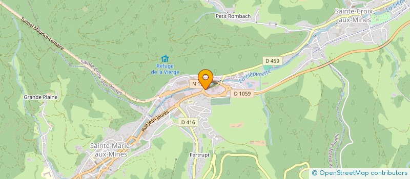 localisation de l'entreprise KABRAL SA à SAINTE-MARIE-AUX-MINES
