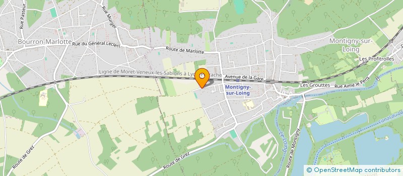 localisation de l'entreprise KABRIOLE  MONTIGNY-SUR-LOING