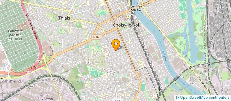 localisation de l'entreprise KABU à CHOISY-LE-ROI
