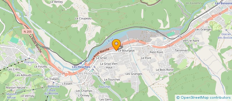 localisation de l'entreprise KABU  LES HOUCHES