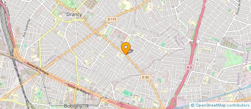 localisation de l'entreprise KABY IMMOBILIER CONSEIL à DRANCY