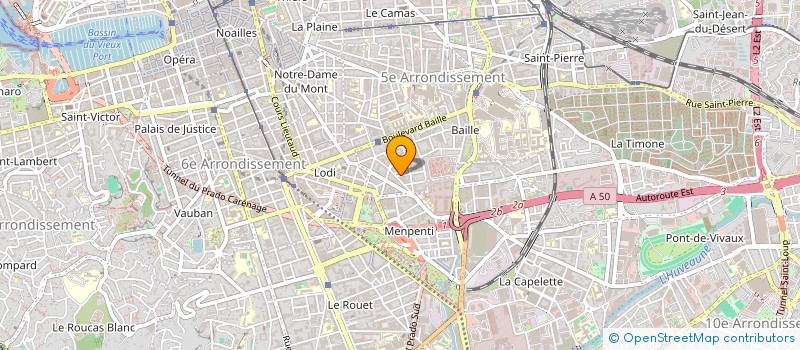 localisation de l'entreprise KABYLCOM à MARSEILLE 5