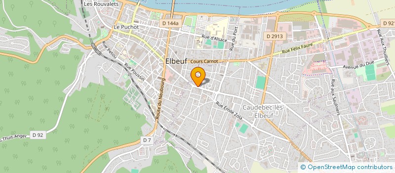 localisation de l'entreprise KABYLE COIFF  CAUDEBEC-LES-ELBEUF