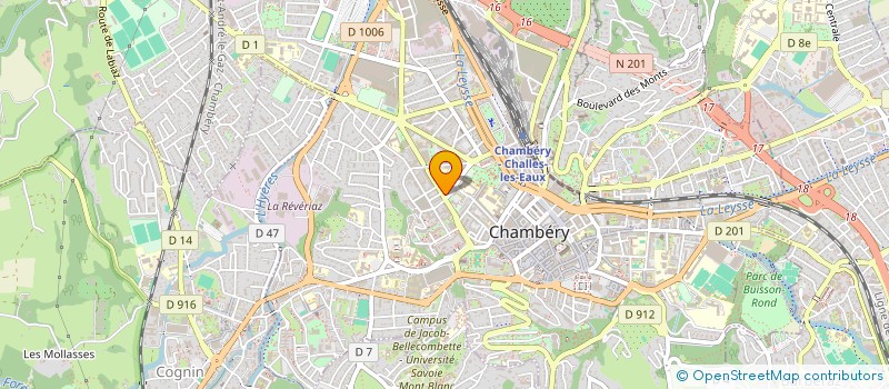 localisation de l'entreprise KACC COMPAGNIE à CHAMBERY