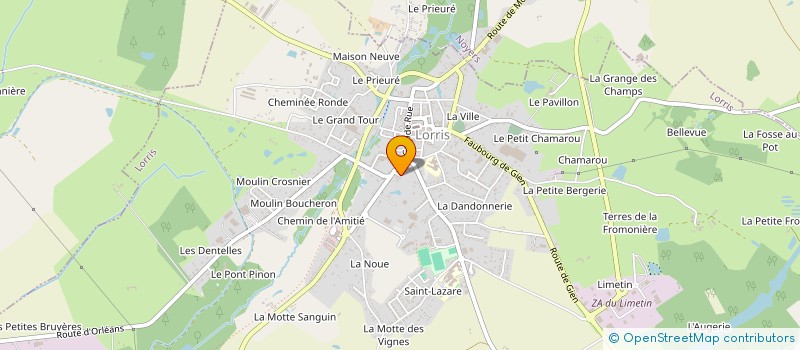 localisation de l'entreprise KACEL à LORRIS
