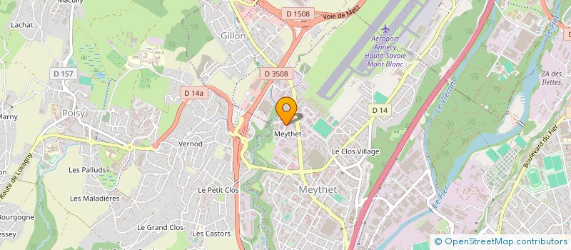 localisation de l'entreprise KACELI à PERONNAS