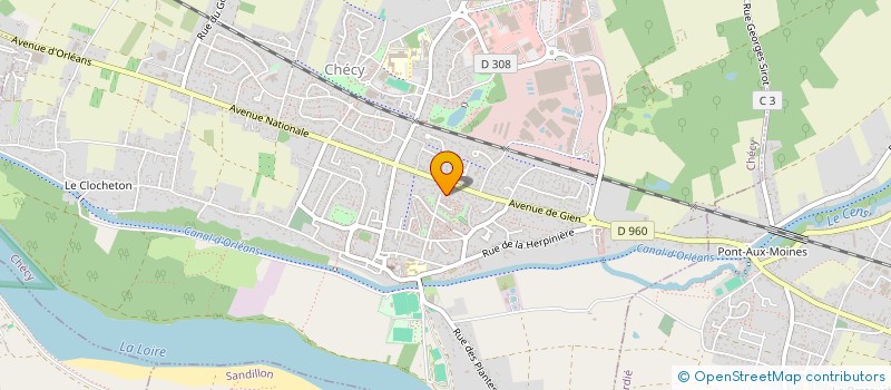 localisation de l'entreprise KACH à CHECY