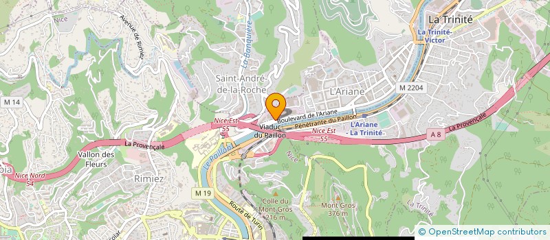 localisation de l'entreprise KACH TRANSPORTS à NICE