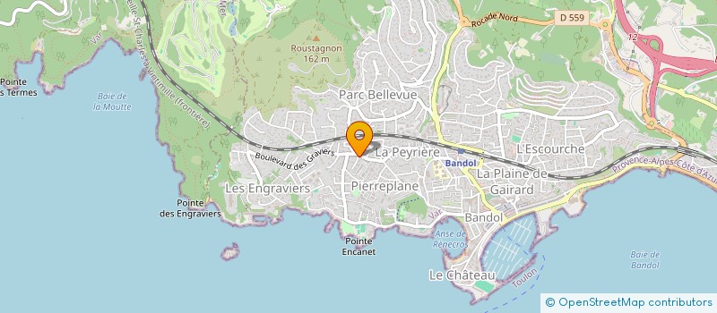 localisation de l'entreprise KACHA à BANDOL