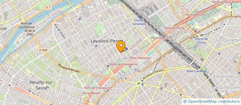localisation de l'entreprise KACHMIR & CO à LEVALLOIS-PERRET