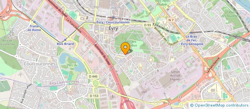 localisation de l'entreprise KACHOURI CHEIKH ROUHOU INDIVISION  EVRY-COURCOURONNES