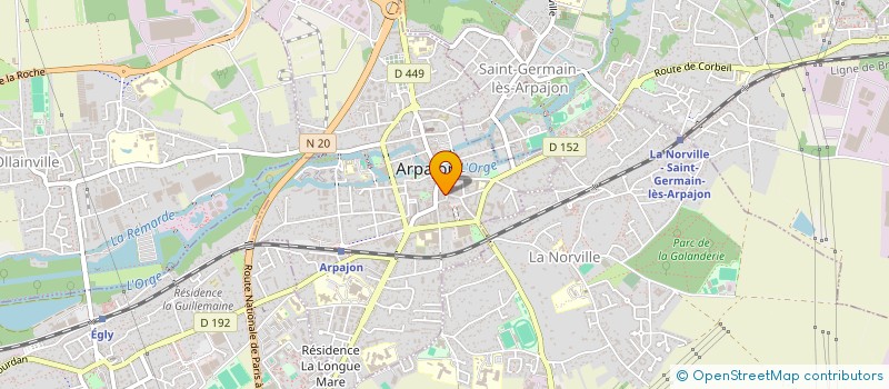 localisation de l'entreprise KACOLUMB à ARPAJON