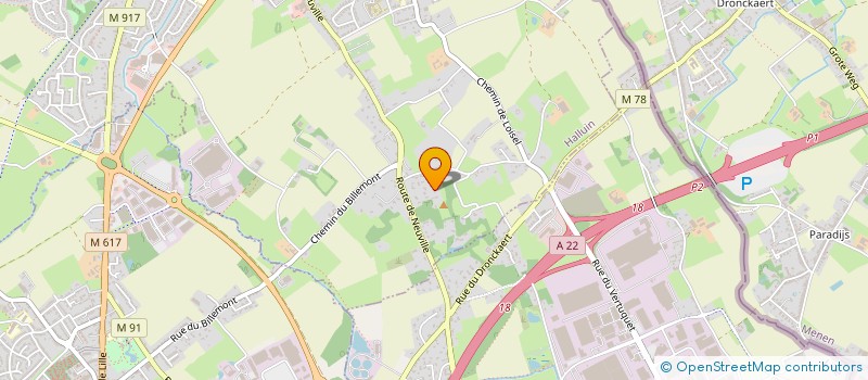 localisation de l'entreprise KACRITIPAD  HALLUIN