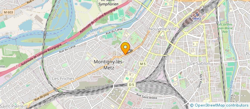 localisation de l'entreprise KACTUS à MONTIGNY-LES-METZ