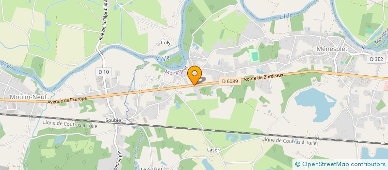 localisation de l'entreprise KACTUS  MONTPON-MENESTEROL