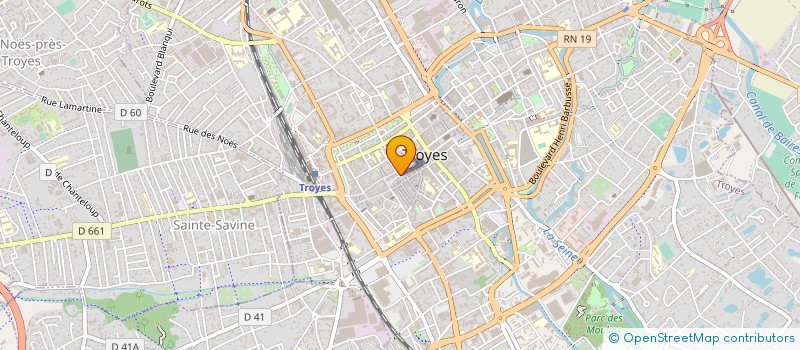 localisation de l'entreprise KAD  TROYES