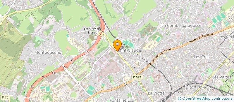 localisation de l'entreprise KAD à BESANCON