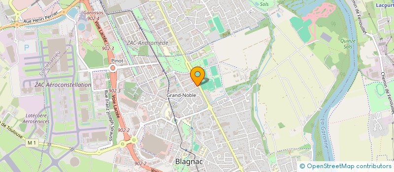 localisation de l'entreprise KAD 91 à BLAGNAC
