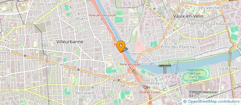 localisation de l'entreprise KAD BTP  VILLEURBANNE