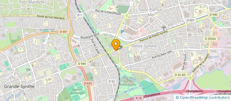 localisation de l'entreprise KAD COIFFEUR à DUNKERQUE