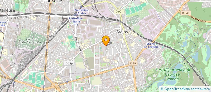 localisation de l'entreprise KAD'DEPAN à STAINS