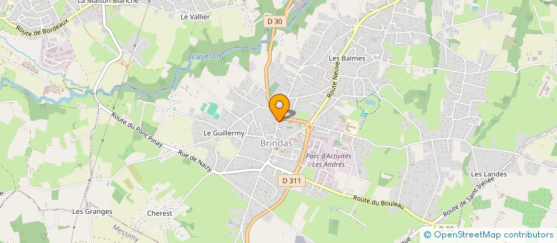 localisation de l'entreprise KAD MANUT à BRINDAS