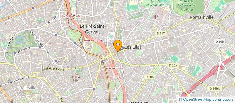 localisation de l'entreprise KAD PARQUET  LE PRE-SAINT-GERVAIS