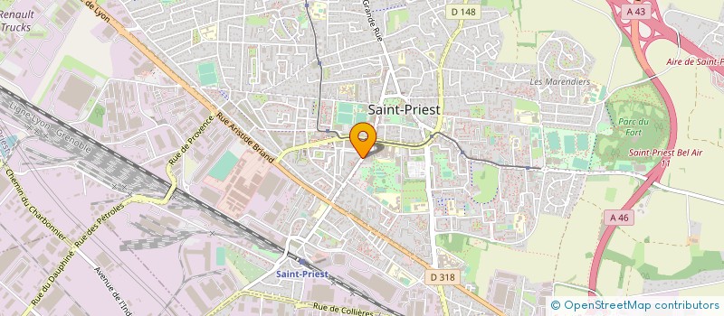 localisation de l'entreprise KAD SPORT  SAINT-PRIEST