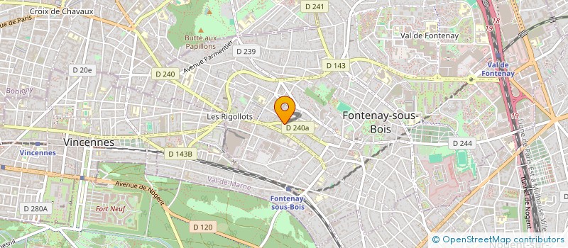 localisation de l'entreprise KAD TRANSPORT à FONTENAY-SOUS-BOIS